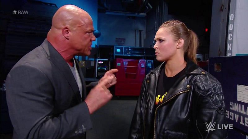 Kurt Angle's promo didn't go to plan this week